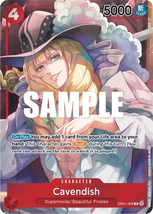 Cavendish, ROMANCE DAWN #OP01-008_p1