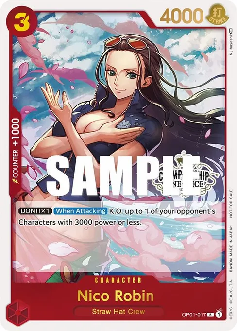 Nico Robin, OP01-017, Parallel 3, English