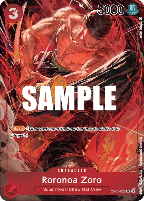 Roronoa Zoro, ROMANCE DAWN #OP01-025_p1