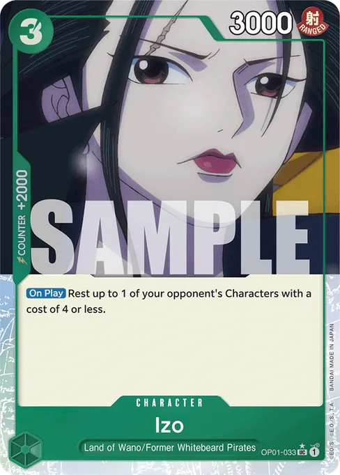 Izo, OP01-033, Parallel 4, English