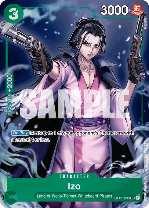 Izo, OP01-033, Parallel 6, English