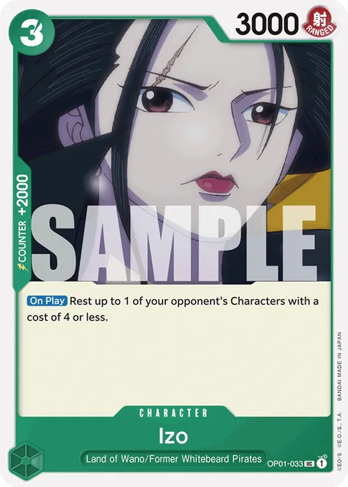Izo, OP01-033, Reprint 1, English