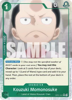 Kouzuki Momonosuke, Normal