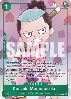 Kouzuki Momonosuke, Normal