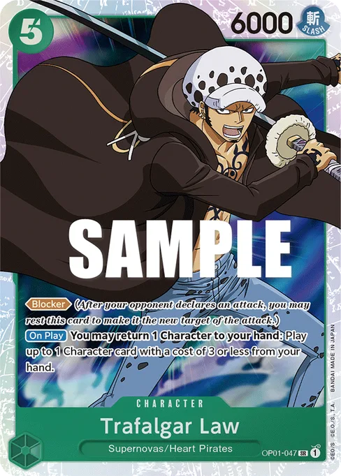 Trafalgar Law, OP01-047, Base, English