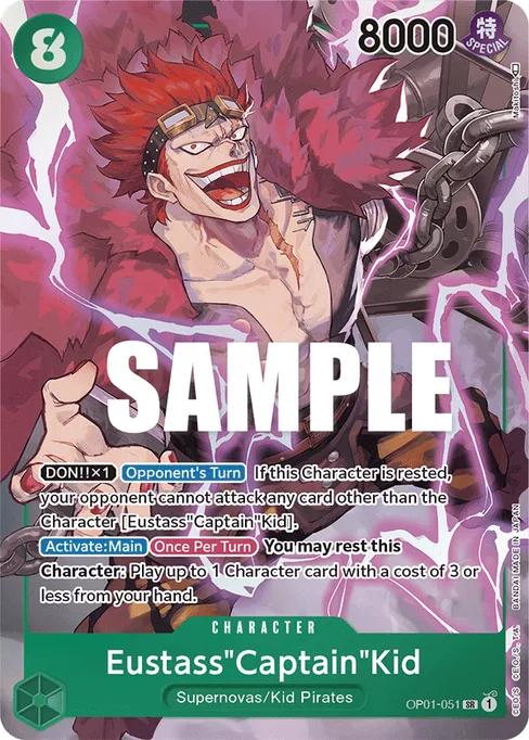 Eustass"Captain"Kid, ROMANCE DAWN #OP01-051_p1