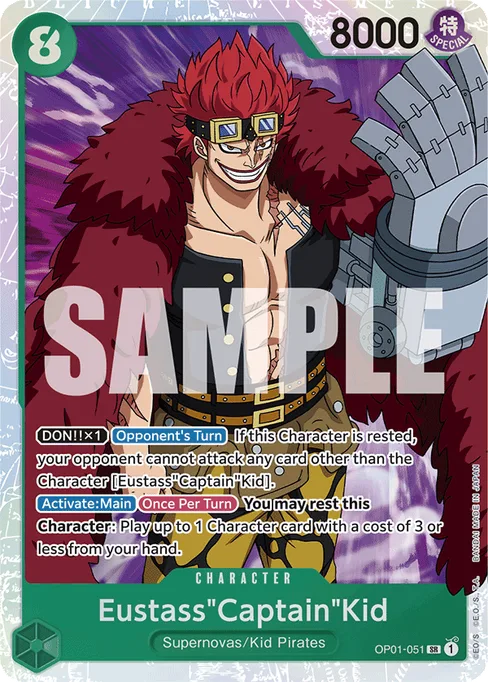 Eustass"Captain"Kid, OP01-051, Reprint 1, English