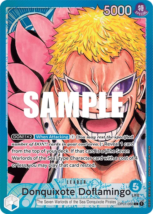 Donquixote Doflamingo, ROMANCE DAWN #OP01-060_p1