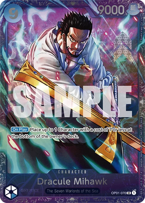 Dracule Mihawk, ROMANCE DAWN #OP01-070_p2