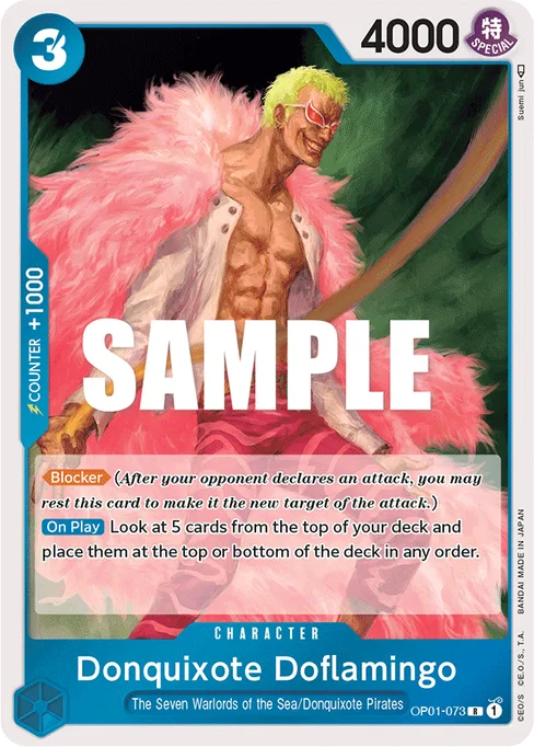 Donquixote Doflamingo, OP01-073, Base, English