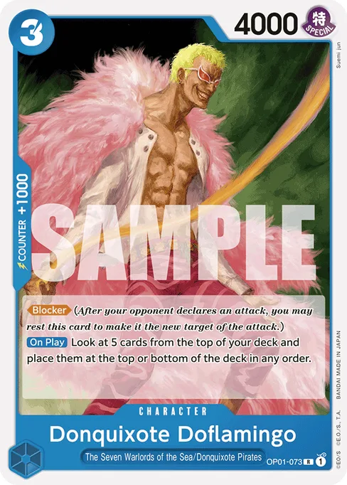 Donquixote Doflamingo, ROMANCE DAWN #OP01-073_r1