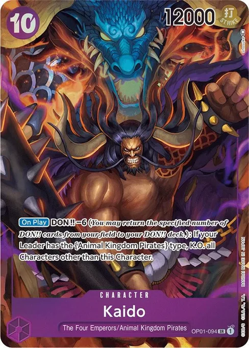 Kaido, OP01-094, Parallel 3, English