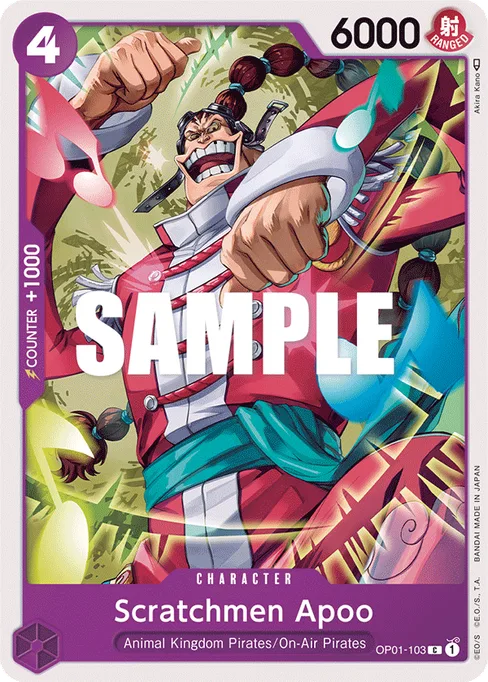 Scratchmen Apoo, ROMANCE DAWN #OP01-103