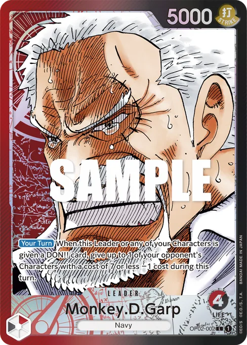 Monkey.D.Garp, PARAMOUNT WAR #OP02-002_p1