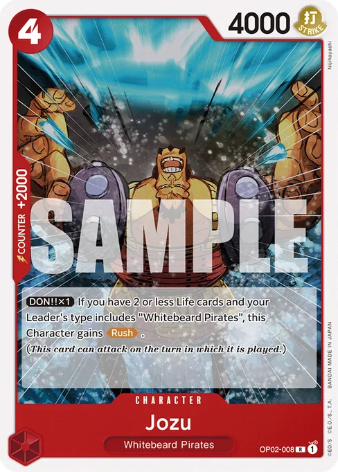 Jozu, PARAMOUNT WAR #OP02-008_p1