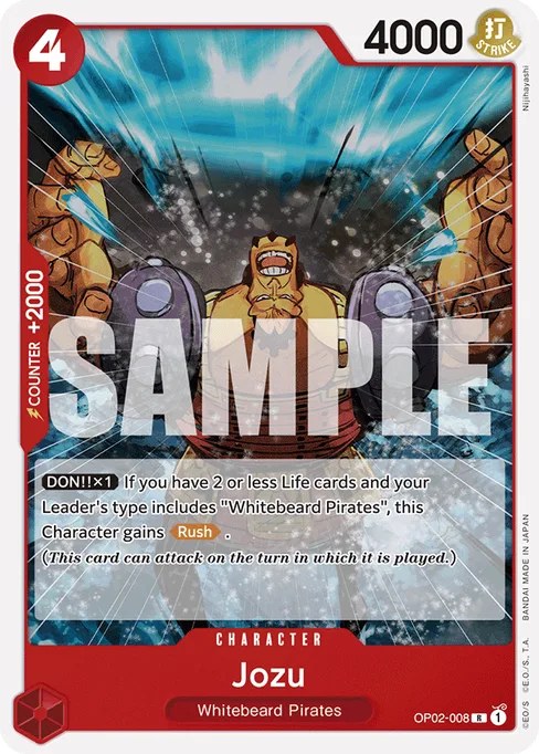 Jozu, PARAMOUNT WAR #OP02-008_r1