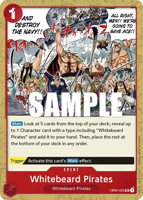 Whitebeard Pirates, PARAMOUNT WAR #OP02-022
