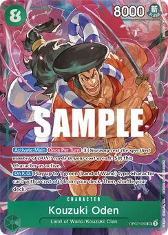 Kouzuki Oden, Normal