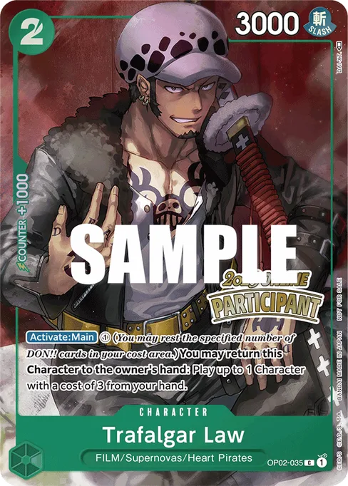 Trafalgar Law, PARAMOUNT WAR #OP02-035_p1