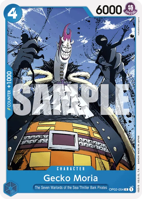 Gecko Moria, OP02-054, Reprint 1, English