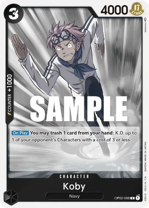 Koby, PARAMOUNT WAR #OP02-098