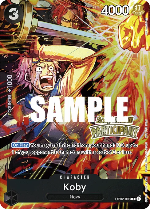 Koby, PARAMOUNT WAR #OP02-098_p1