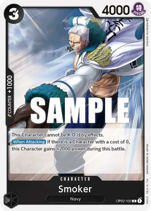 Smoker, OP02-102, Base, English