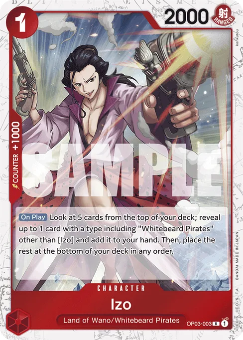 Izo, OP03-003, Parallel 4, English