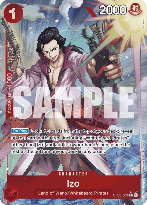 Izo, OP03-003, Parallel 5, English