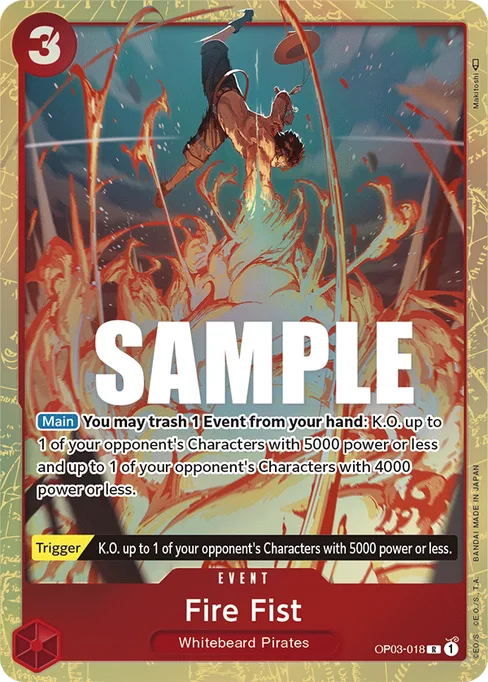 Fire Fist, PILLARS OF STRENGTH #OP03-018_p1