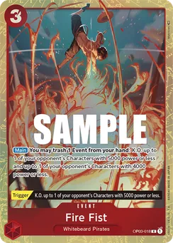 Fire Fist, Normal