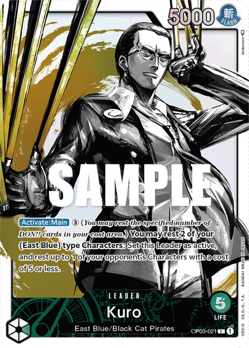 Kuro, PILLARS OF STRENGTH #OP03-021_p1