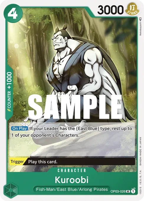 Kuroobi, PILLARS OF STRENGTH #OP03-026