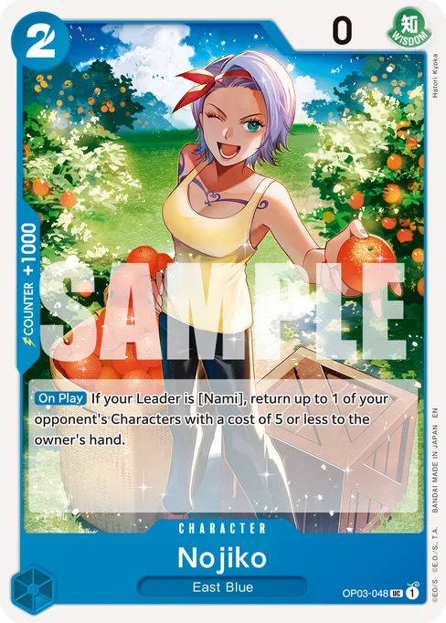 Nojiko, OP03-048, Reprint 1, English