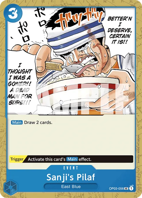 Sanji's Pilaf, PILLARS OF STRENGTH #OP03-056_p1