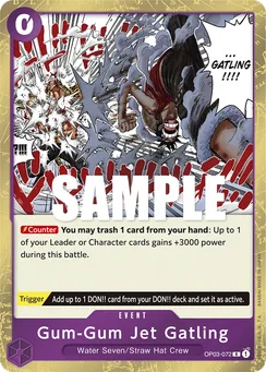 Gum-Gum Jet Gatling, Normal