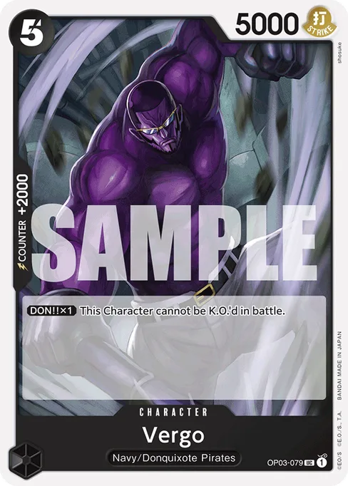 Vergo, OP03-079, Reprint 2, English