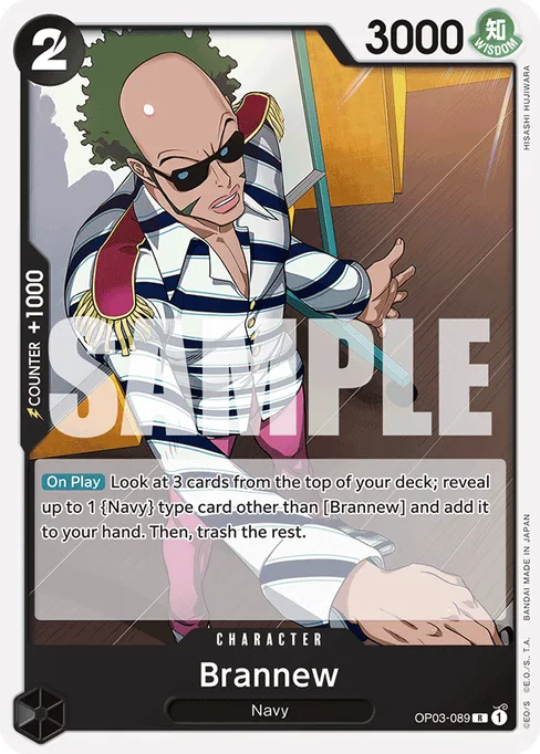 Brannew, OP03-089, Reprint 1, English
