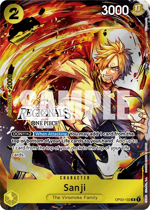 Sanji, OP03-102, Parallel 1, English