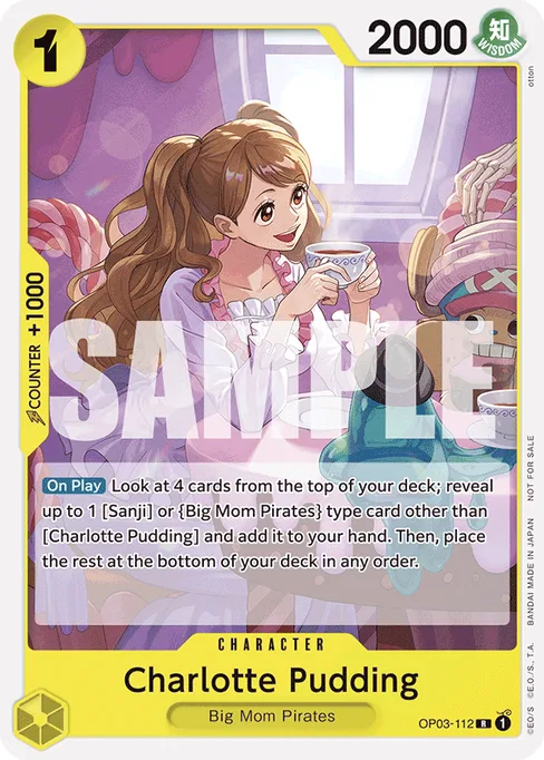 Charlotte Pudding, OP03-112, Parallel 3, English