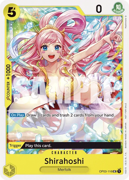 Shirahoshi, OP03-116, Parallel 1, English