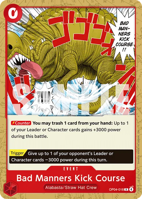 Bad Manners Kick Course, KINGDOMS OF INTRIGUE #OP04-016_p3