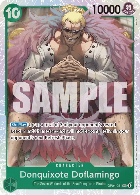 Donquixote Doflamingo, OP04-031, Reprint 1, English