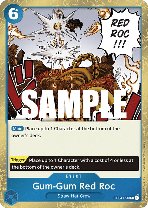 Gum-Gum Red Roc, KINGDOMS OF INTRIGUE #OP04-056
