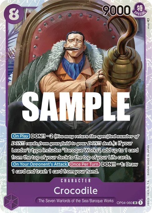 Crocodile, OP04-060, Base, English