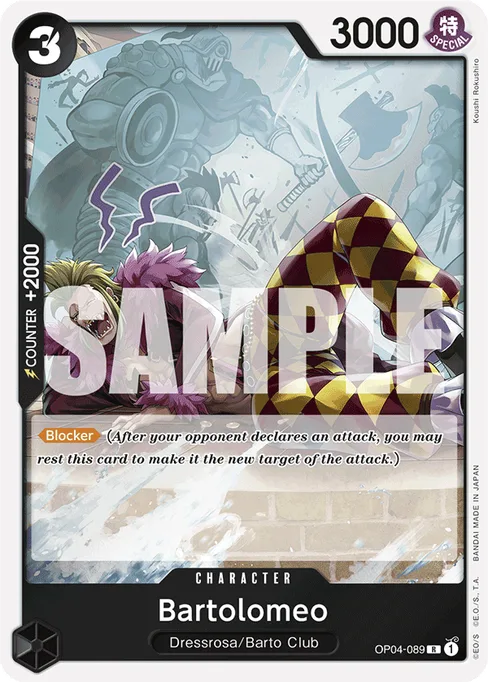 Bartolomeo, OP04-089, Reprint 1, English