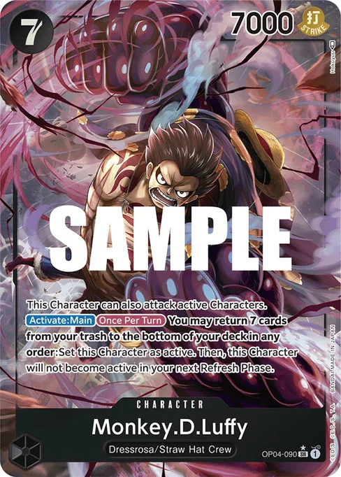 Monkey.D.Luffy, KINGDOMS OF INTRIGUE #OP04-090_p1