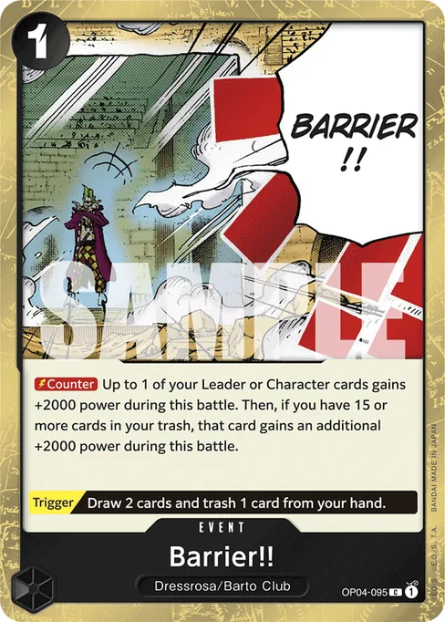 Barrier!!, OP04-095, Parallel 2, English