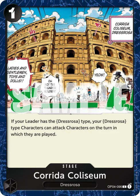 Corrida Coliseum, OP04-096, Parallel 1, English