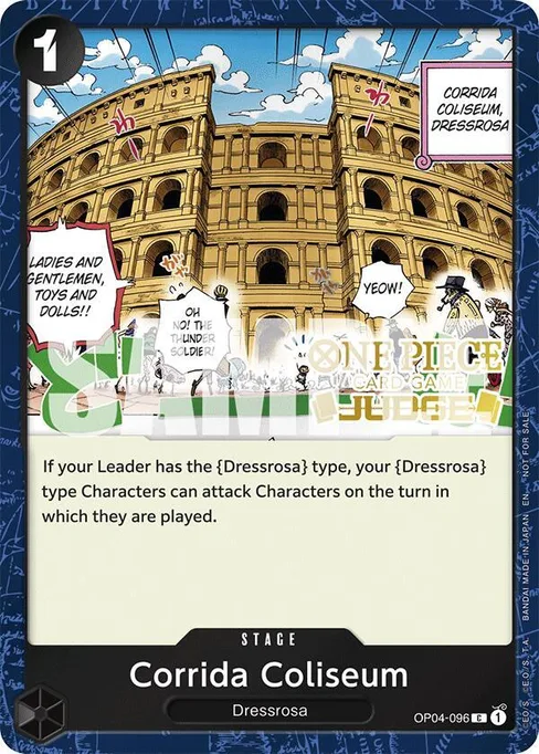Corrida Coliseum, OP04-096, Parallel 2, English